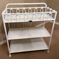 BRATT DECOR, ‘Joy’ Changer / Changing Table, Iron  - White