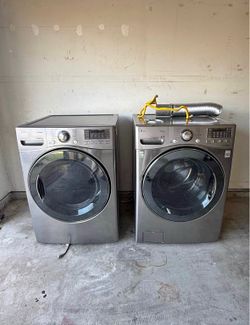 LG Front-Load Washer and Dryer Set