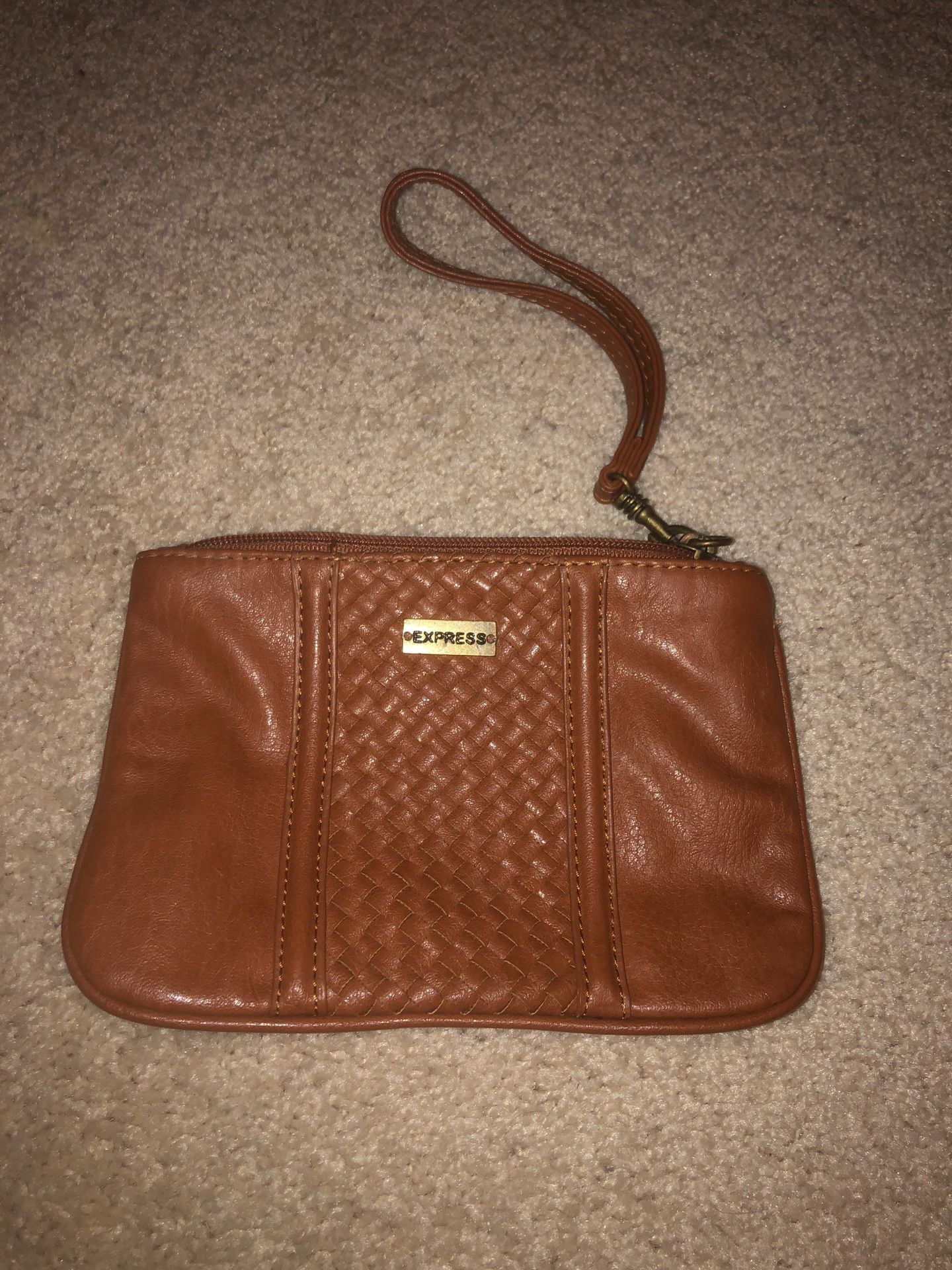 Express brown wristlet.
