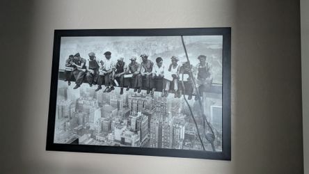 Framed Essex House ironworkers
