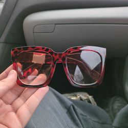 Tiger Print Sun Glasses 