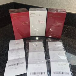 MFK red Bottle Baccarat Come With Tags And Receipt)