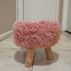 Little Pink Foot Stool 