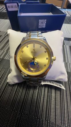 Montres Prestige Two-Tone Moon Phase Watch