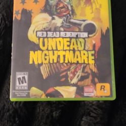 Red Dead Redemption: Undead Nightmare Xbox 360 CASE Only No DISC Poster Included