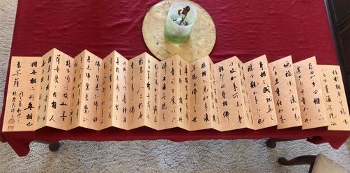Antique General Zhang Xueliang Buddhist Mantra Book 100% Authentic Original