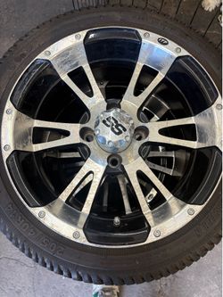 Golf cart wheels & tires