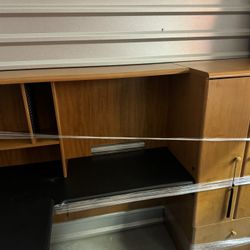 Wrap Around Desk and Book Case