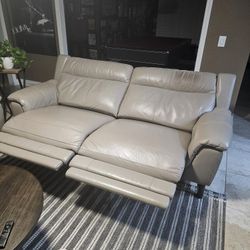 Reclining Leather Sofa & Love  Seat $625.00 OBO