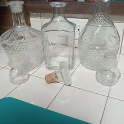 Crystal Glass Jars For Whatever That You Need Them For