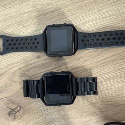 2 Fitbit Blaze w/ Chargers