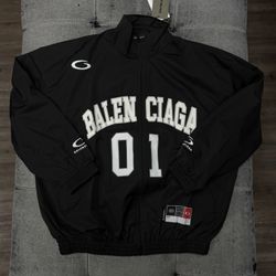 Balenciaga Basketball Black Track Jacket 
