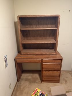 Desk & Bookshelf (Separate or Together)