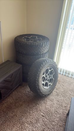 Jeep wrangler tires barely used
