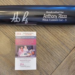 ANTHONY RIZZO Signed Marucci Bat Chicago Cubs - Rizzo Custom Cut-S Marucci Bat JSA Authenticated