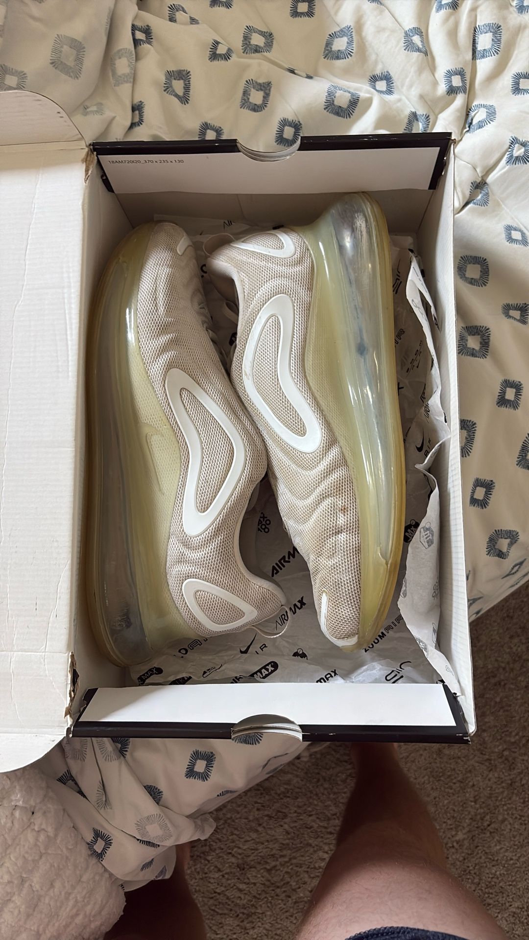 Air Max 720 White Size 11.5