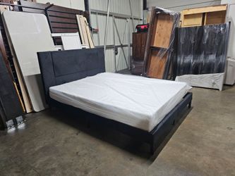 Queen bed and mattress
