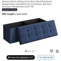Ottoman Bench storage