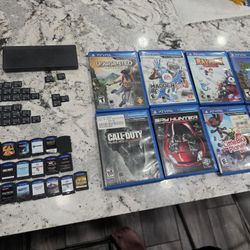 Ps Vita Titles & Memory Cards 