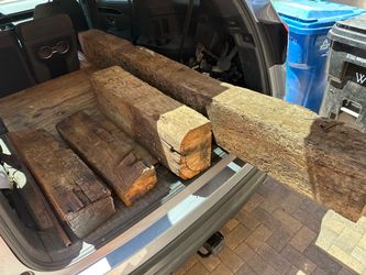 Railroad ties (4) pieces