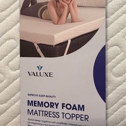 Memory foam mattress topper KING size