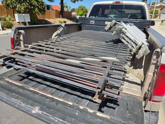 Wrought iron panels 3 ft by 7ft