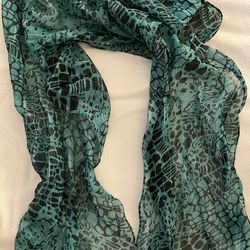 Scarf - Green And Black