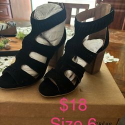 Cervo Black High Heels 