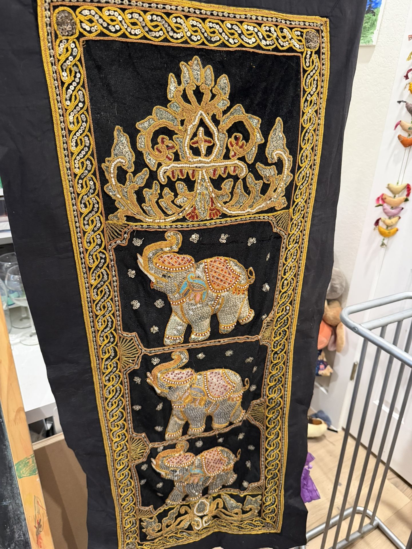 Beautiful Beaded Wall Hanging