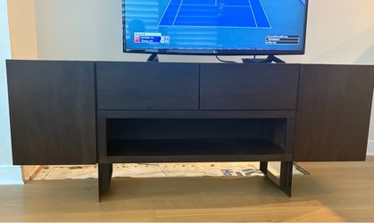 Media cabinet tv console pd $2k