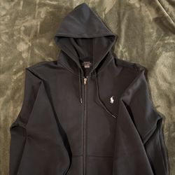 Polo zip up hoodie