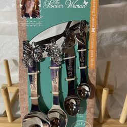 The Pioneer Woman Cowboy Rustic Metal Measuring Spoons NEW