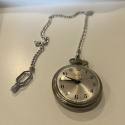  Vintage Westclox Pocket Watch 