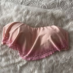 Xhiliration Pink Strapless bikini top