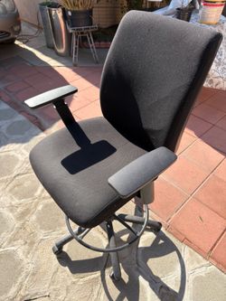 Parsall Fabric Stool Black