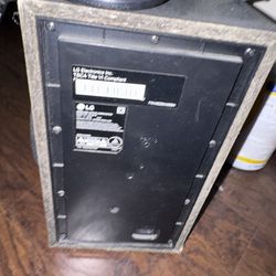 LG subwoofer only no sound bar