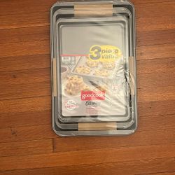 3 Pice  Pan Set Baking , Cooking 