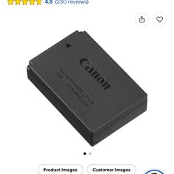 Unused Canon Camera Battery