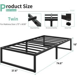 Twin Bed Frame. 