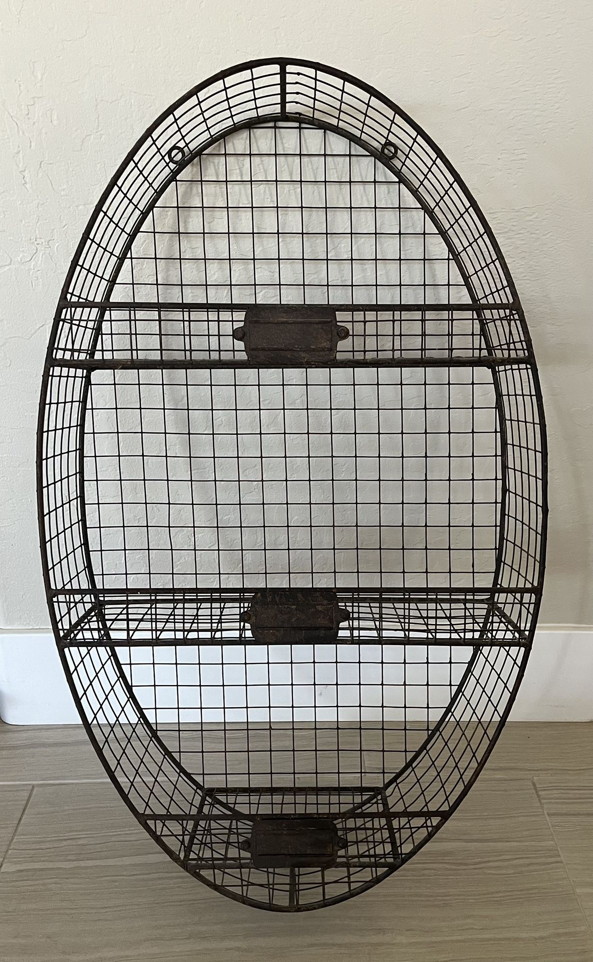 Metal Hanging Shelves (Rustic)