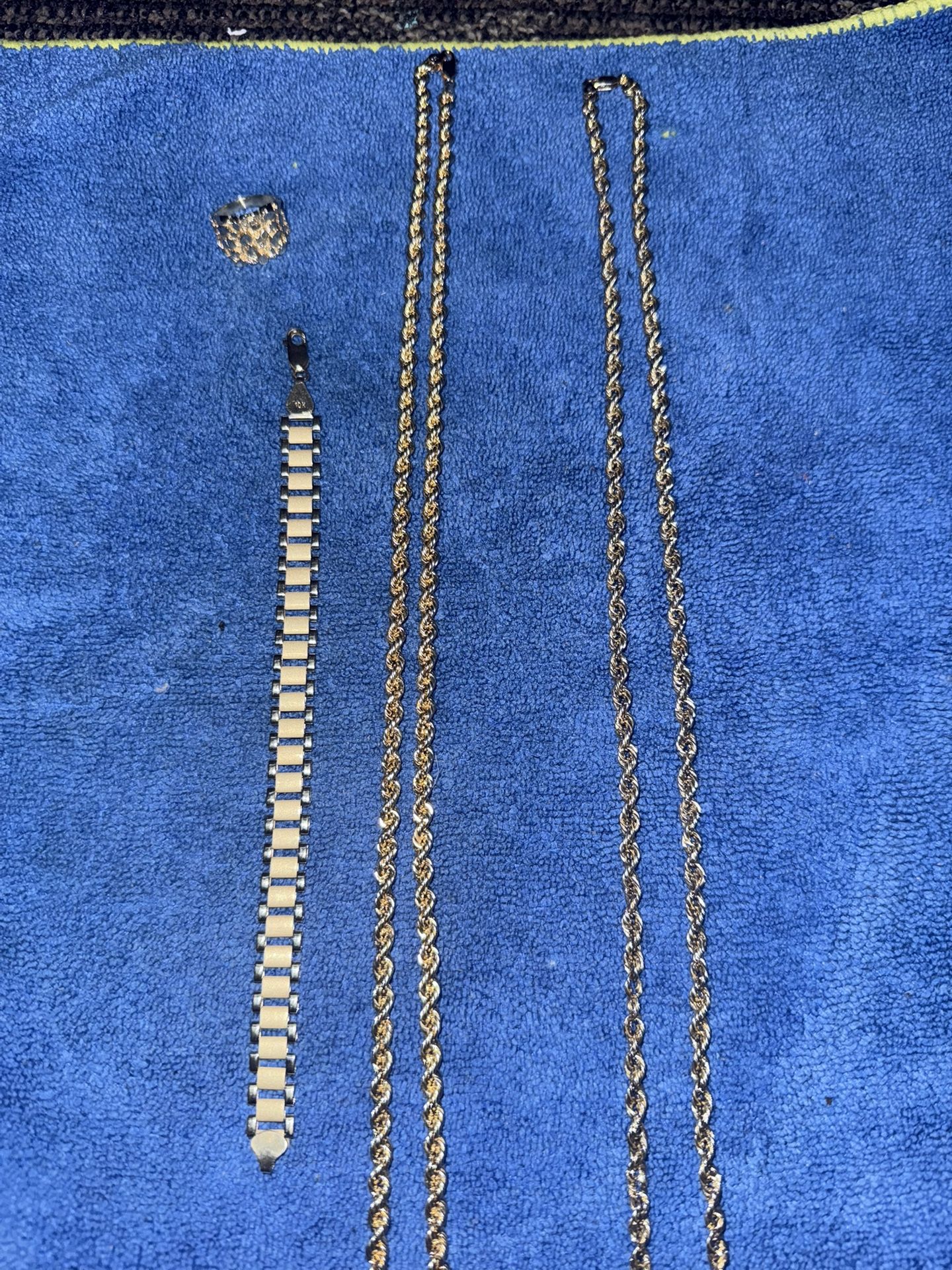 Rope Chains, Rolex Bracelet, Nugget Ring 