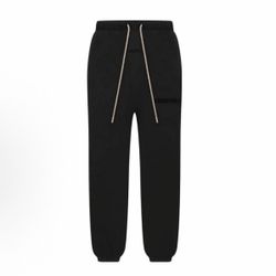 Jet black Essentials Sweatpants