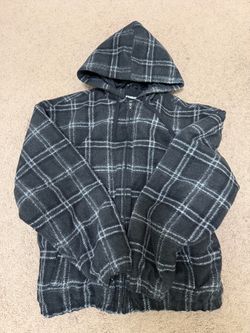 Black & Grey Plaid Jacket (Medium Size)