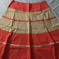 Ashley Stewart Multitiere Fired V style Skirt. NWT Size 14