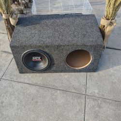 Speaker Box And 10 Inch MTX Audio 4000 Speaker