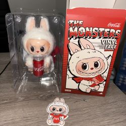 AUTHENTIC Pop Mart The Monsters Coca Cola Can Happy Factor Vinyl Plush Labubu