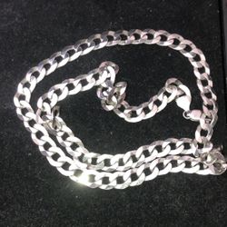 925 22” Solid Sterling Silver Necklace