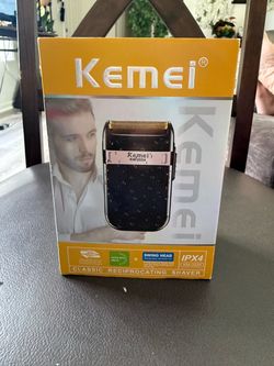 KEMEI Afeitadoras de doble lámina para hombres, recortadora eléctrica
