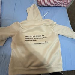 Hoodie With Words On Back