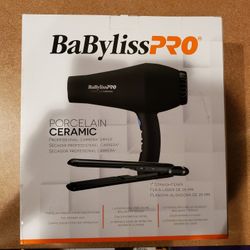 BaByliss PRO ( Hair Dryer + Flat Iron)